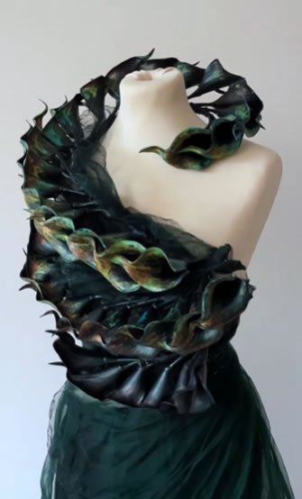 液晶油墨变色应用-为纽约时装周打造热致变色洋装的制作过程