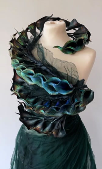 液晶油墨变色应用-为纽约时装周打造热致变色洋装的制作过程